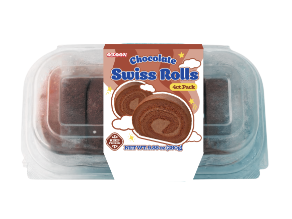 4pcks Swiss Roll  (Chocolate) 